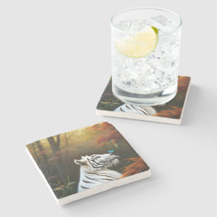 White Tiger Those Loving Moments, Stone Coaster