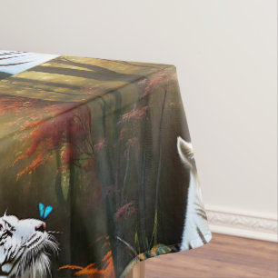 White Tiger Those Loving Moments, Tablecloth