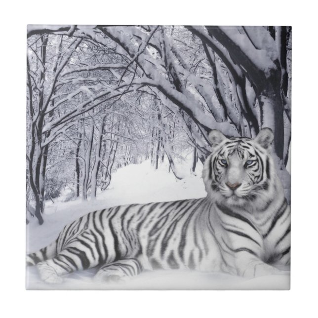 WHITE TIGER TILE (Front)