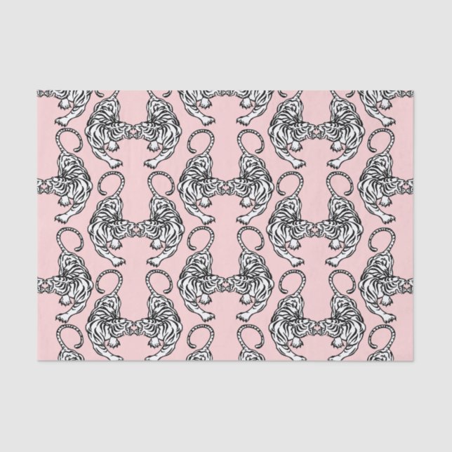 White Tiger Tissue Paper (Front)