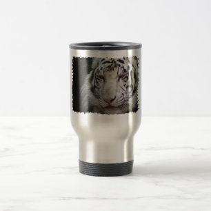 White Tiger Travel Mug