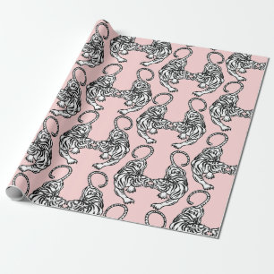 White Tiger Wrapping Paper