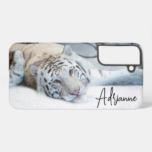 White Tigers Samsung Galaxy Case