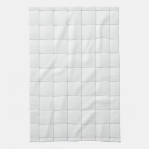 White tile tea towel