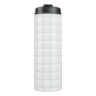 White tile thermal tumbler