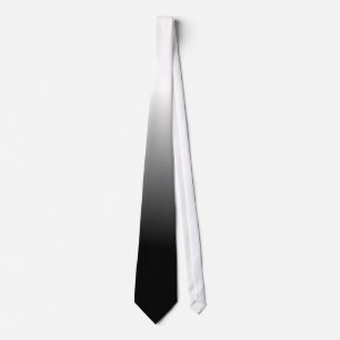 White to Black Gradient Tie