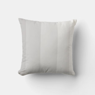 White to grey Ombre Stripe Throw Pillow