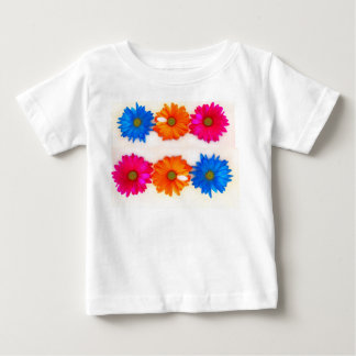 WHITE TODDLER RUFFLED DRESS WITH A DAISY DESIGN BABY T-Shirt