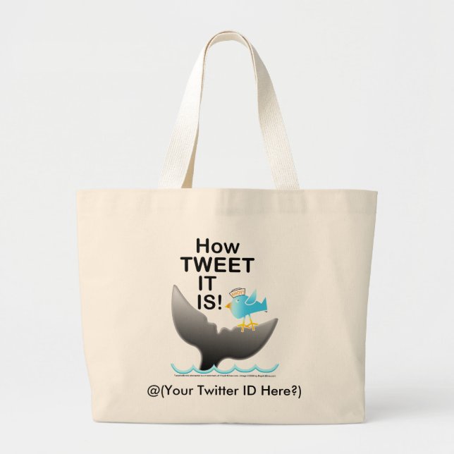 White Totes & Bags - How TWEET It Is! (Front)