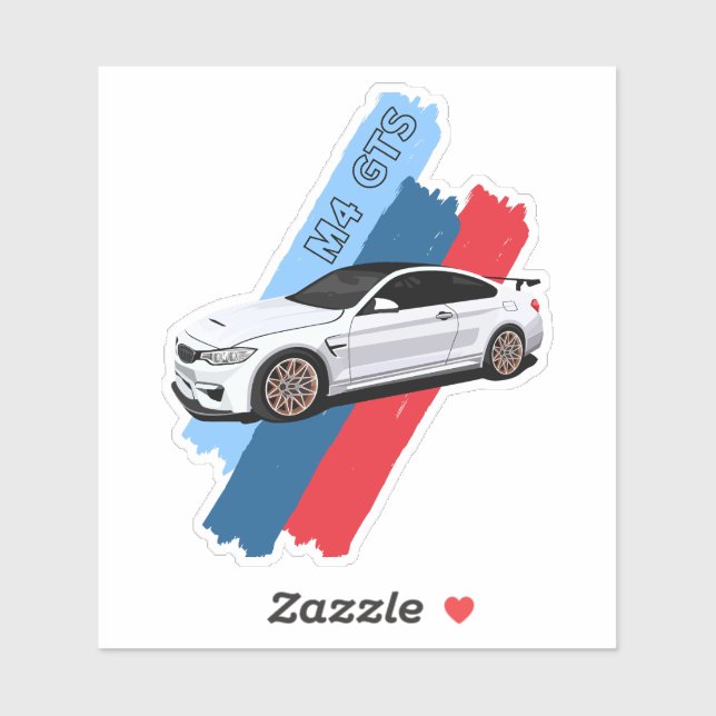 White Track Beast Performance Racing Stripes (Sheet)