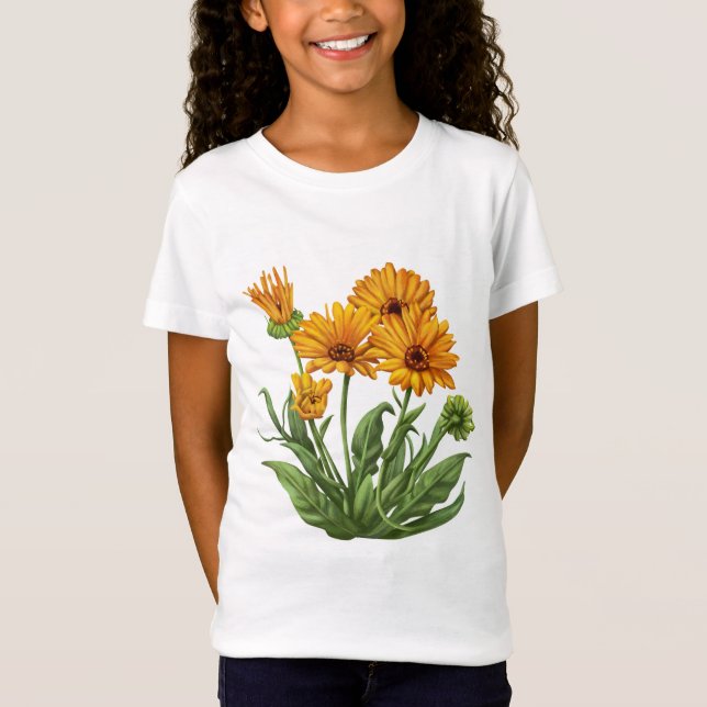 White Trail with Drawing T-Shirt (Front)