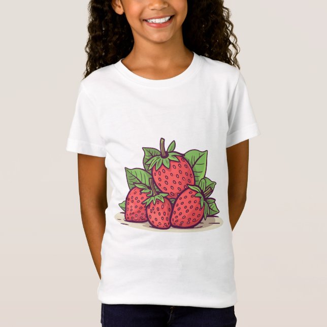 White Trail with Drawing T-Shirt (Front)