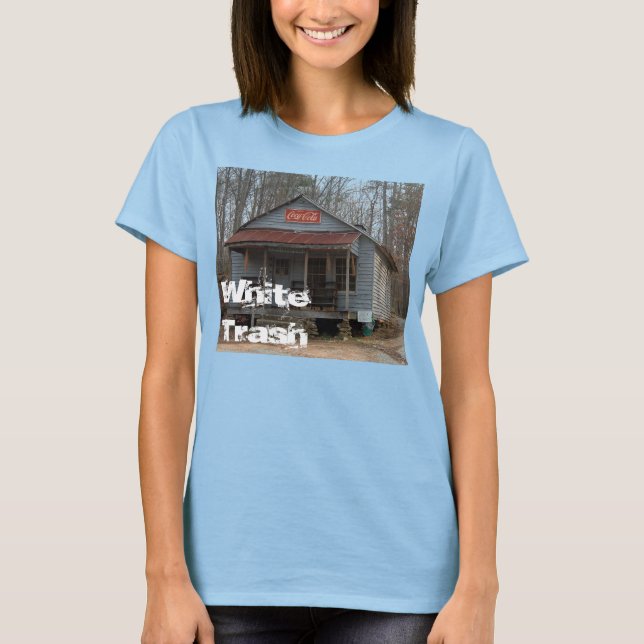 White trash burnout tee (Front)