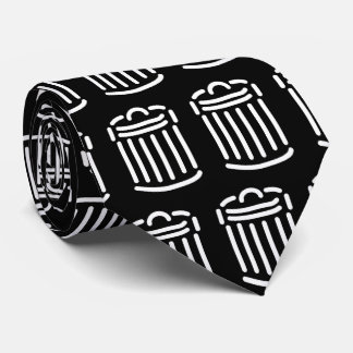 White Trash Can Symbol Tie