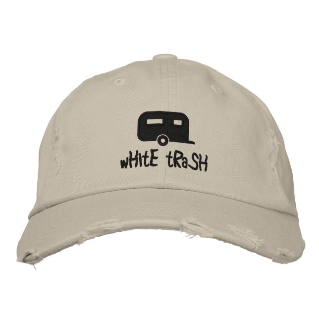 white trash trailer hat (Front)