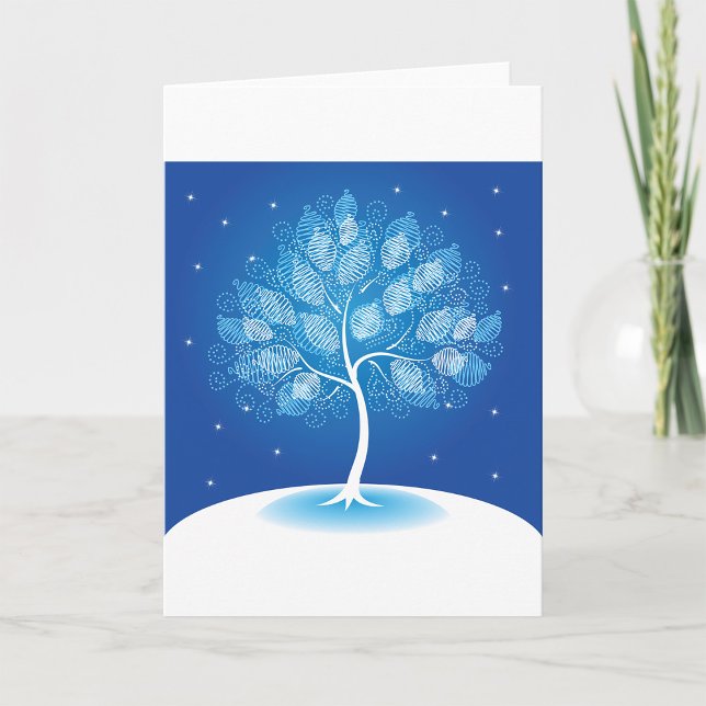 White Tree In The Snow Card (Creator Uploaded)