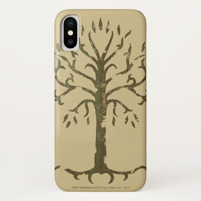 White Tree of Gondor Case-Mate iPhone Case (Back)
