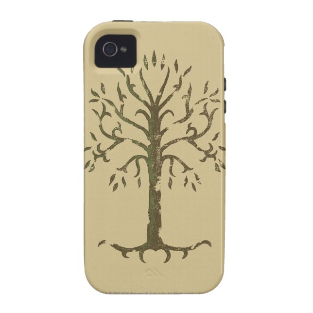 White Tree of Gondor Case-Mate iPhone Case (Back)