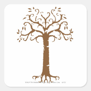 White Tree of Gondor Square Sticker