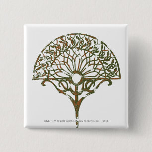 White Tree of Númenor 15 Cm Square Badge