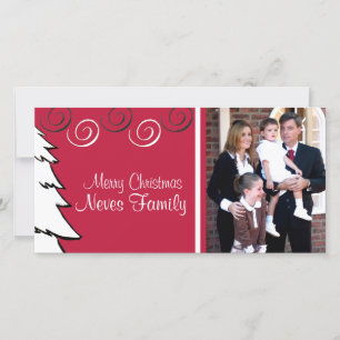 White Tree Photo Card