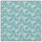 White Triple Spiral Abstract Design Fabric