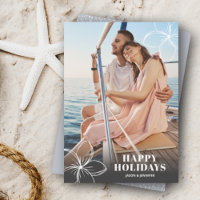 White Tropical Hawaiian Floral Photo