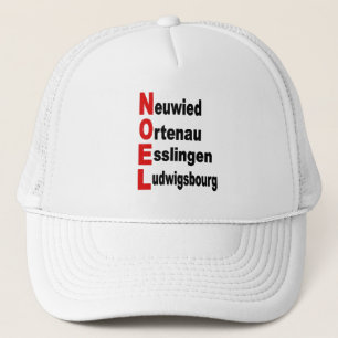 White trucker cap NOEL TOURISM GERMANY