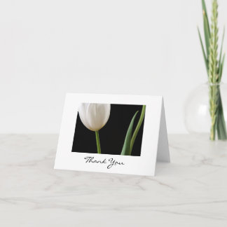 White Tulip Card