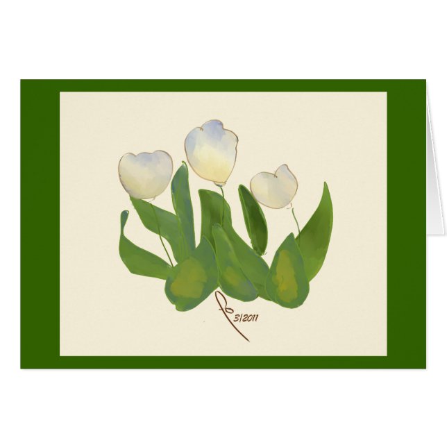 white tulips (Front Horizontal)