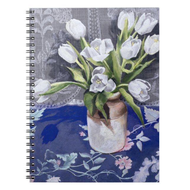 White Tulips 1994 Notebook (Front)