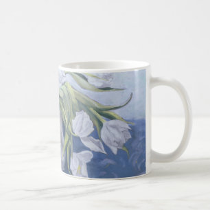White Tulips Coffee Mug