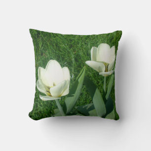 White Tulips Cushion