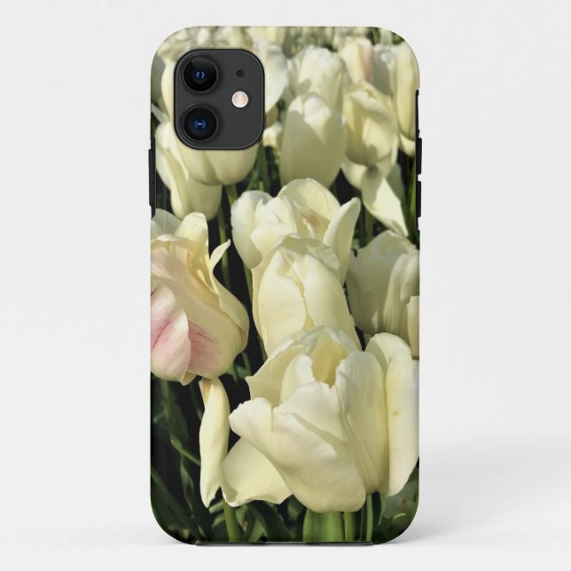 White Tulips, Oregon Case-Mate iPhone Case (Back)
