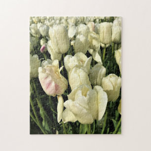 White Tulips, Oregon Jigsaw Puzzle
