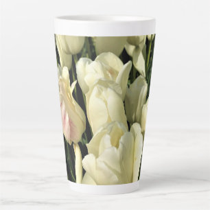 White Tulips, Oregon Latte Mug