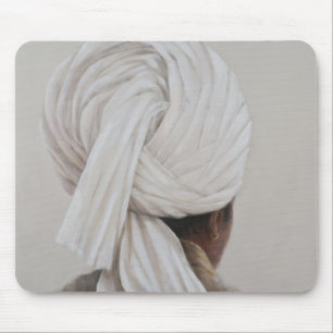 White Turban 2014 Mouse Mat