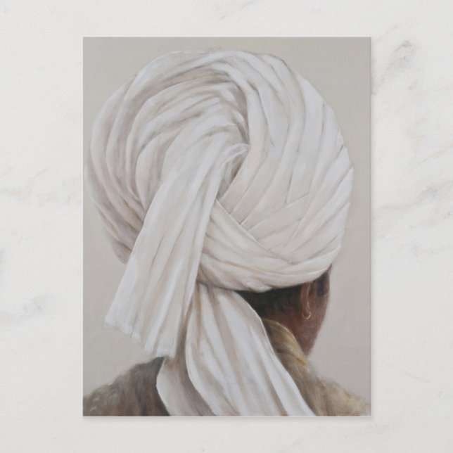 White Turban 2014 Postcard (Front)
