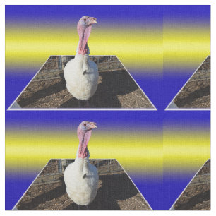 White Turkey Popout Art, Fabric