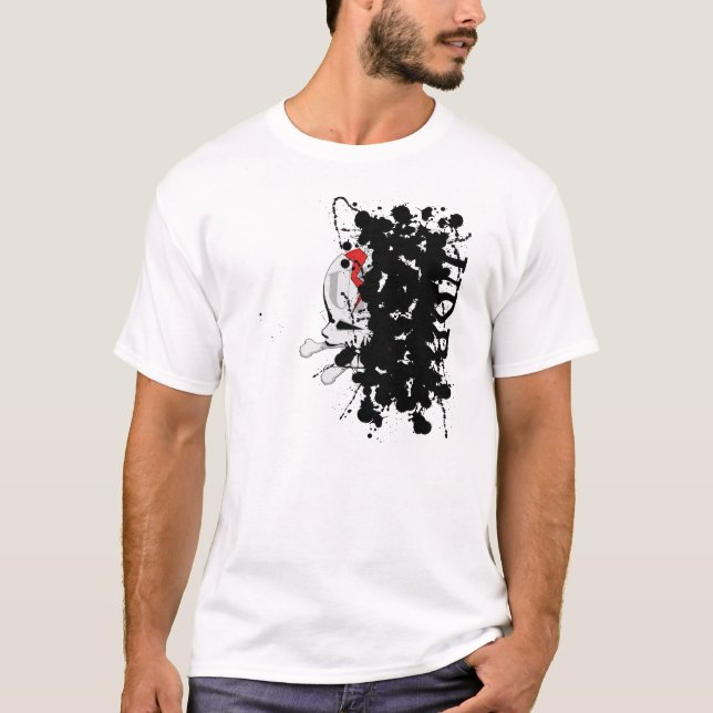 White UDB Splatter T-Shirt (Front)