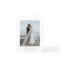 White Ultra Minimal Single Photo Wedding