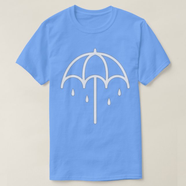 white umbrella T-Shirt (Design Front)