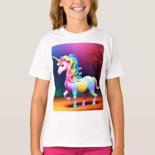 White Unicorn Horse-37474 T-Shirt