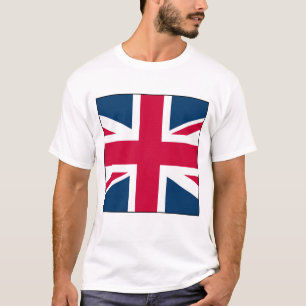 White Union Jack T-Shirt Large Square Version
