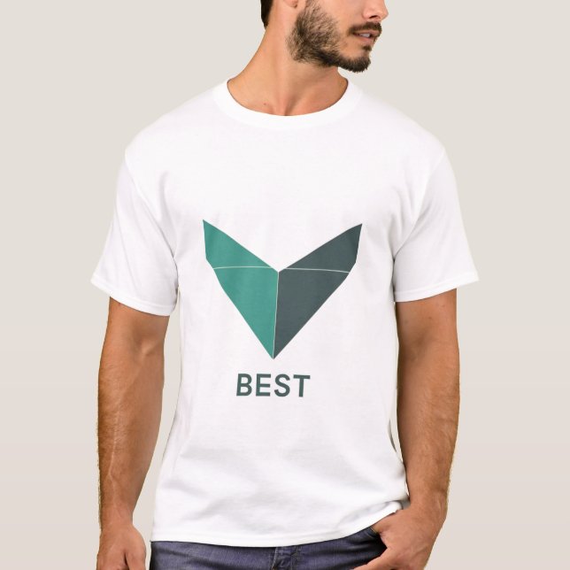 White Unisex Logo T-Shirt – Simple, Bold Custom  (Front)