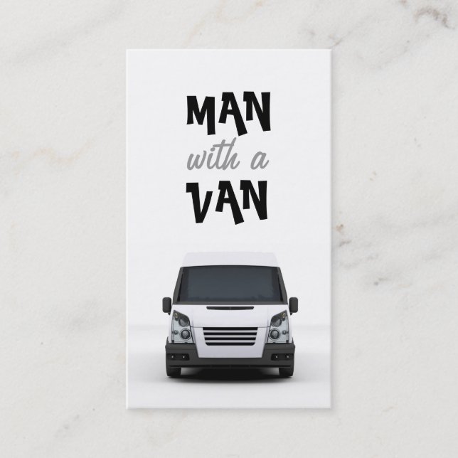 White Van Business Card (Front)