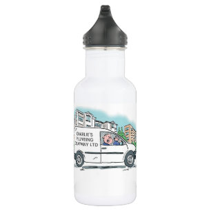 White Van Man Business Promotional 532 Ml Water Bottle