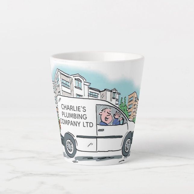 White Van Man Business Promotional Coffee Mug (Front)