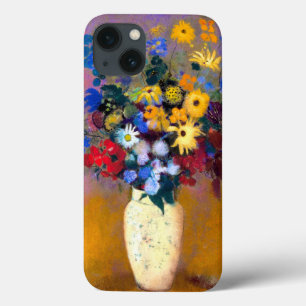 White Vase with Flowers Odilon Redon iPhone 13 Case