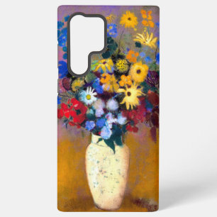 White Vase with Flowers Odilon Redon Samsung Galaxy Case